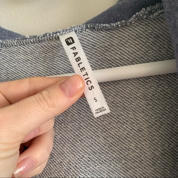 Fabletics Sofia Drape Hoodie Sweatshirt Jacket - Picture 4 of 8